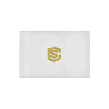 White Doormat 24" x 16" (Sponge Material) with Gold Logo Doormat 24" x 16" (Sponge Material)