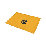 Orange Doormat 24" x 16" (Sponge Material) with Black Logo Doormat 24" x 16" (Sponge Material)