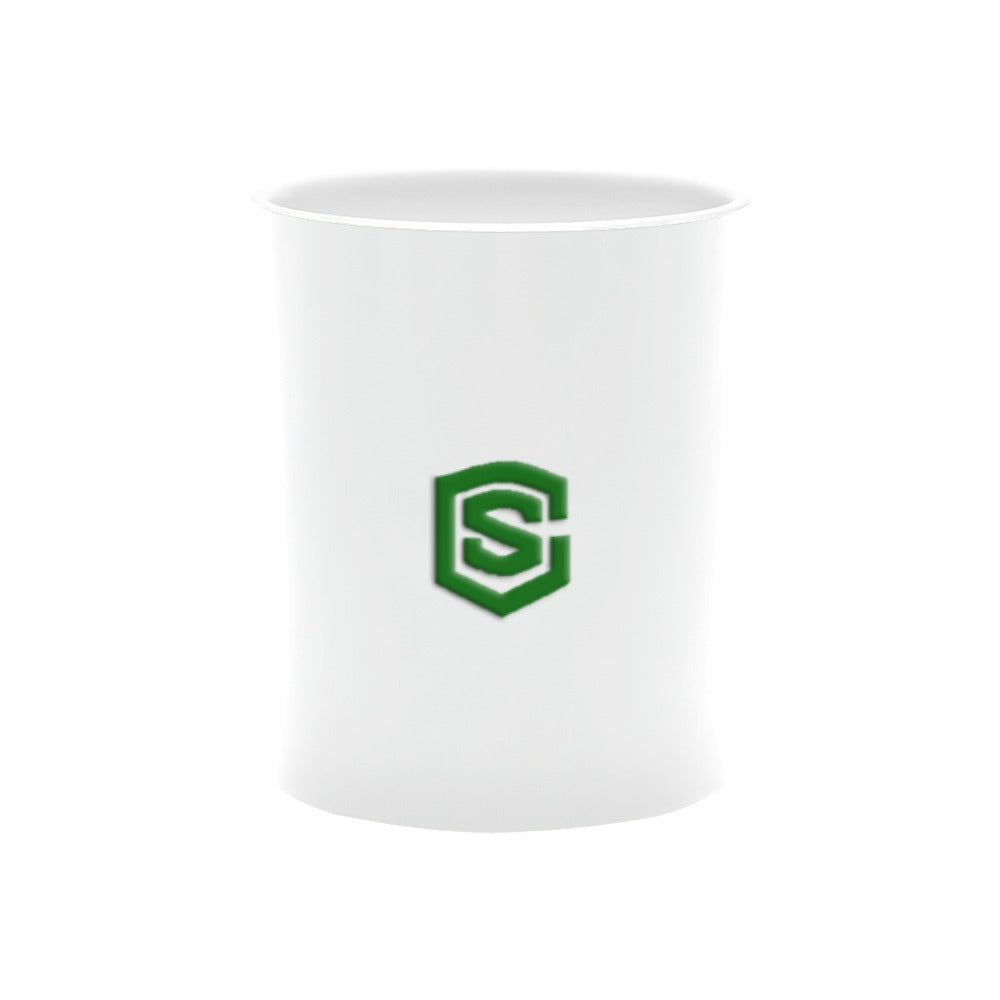 White Custom White Mug (New)(11OZ)(Made In AUS) with Green Logo Custom White Mug (New)(11OZ)(Made In AUS)