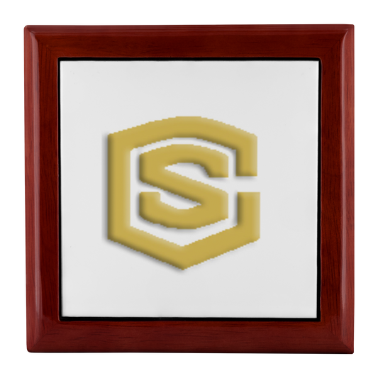 Jewelry Box WITH GOLD LOGO