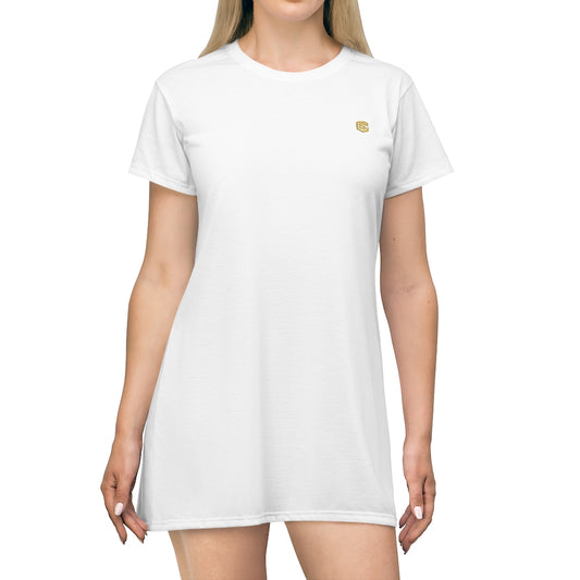All Over Print T-Shirt Dress