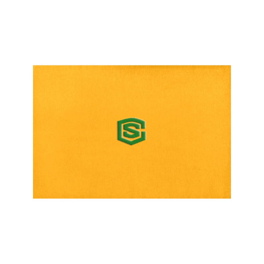 Orange Placemats 12" x 18" With Green Logo Placemats 12" x 18" (Set of 2)