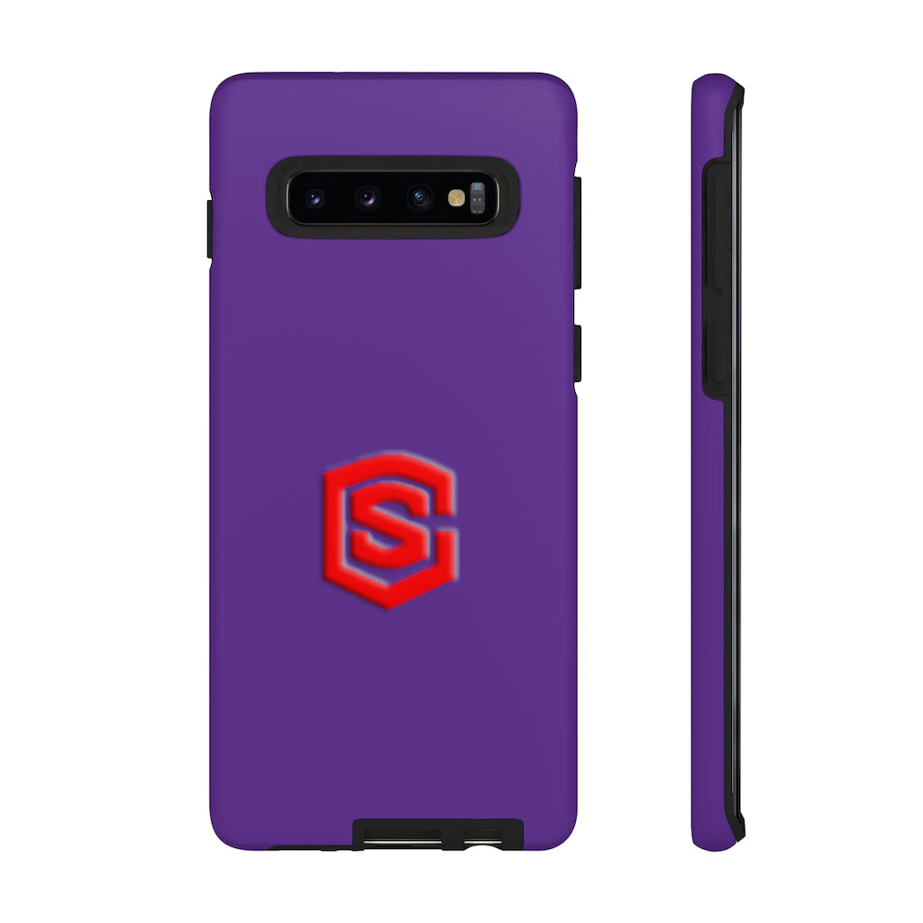 Purple Tough Cases Red Logo