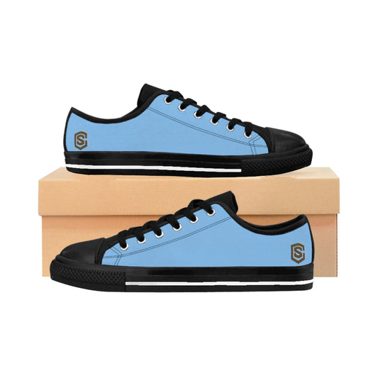 blue Women's Sneakers Brown logo