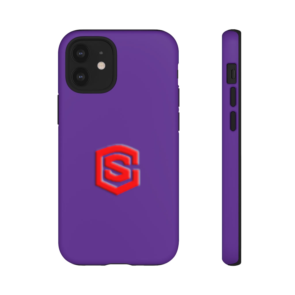 Purple Tough Cases Red Logo