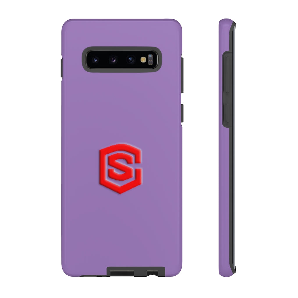 Purple Tough Cases Red Logo