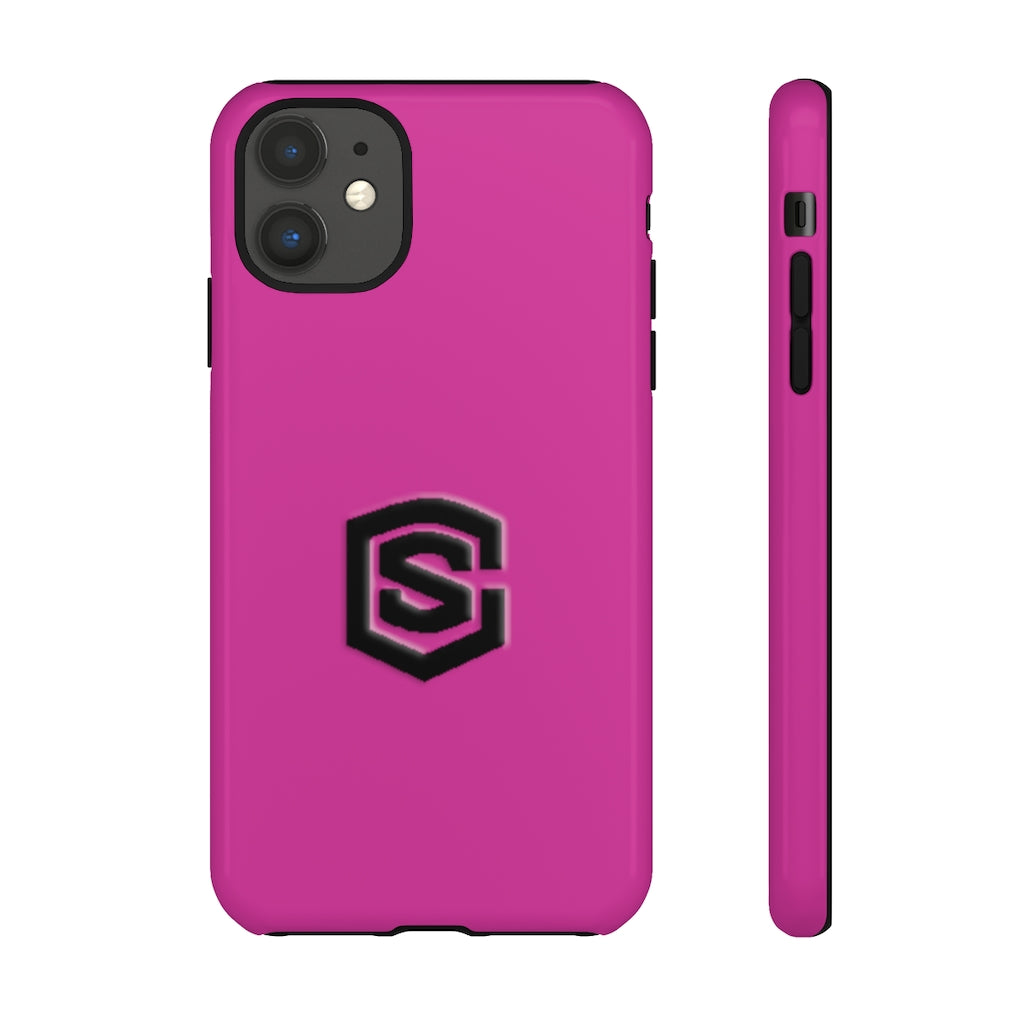 Purple Tough Cases Black Logo