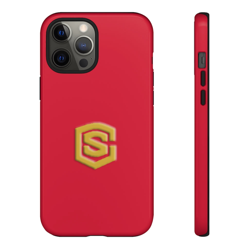 Red Tough Cases Gold Logo