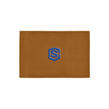 Brown Doormat 24" x 16" (Sponge Material) with Blue Logo Doormat 24" x 16" (Sponge Material)