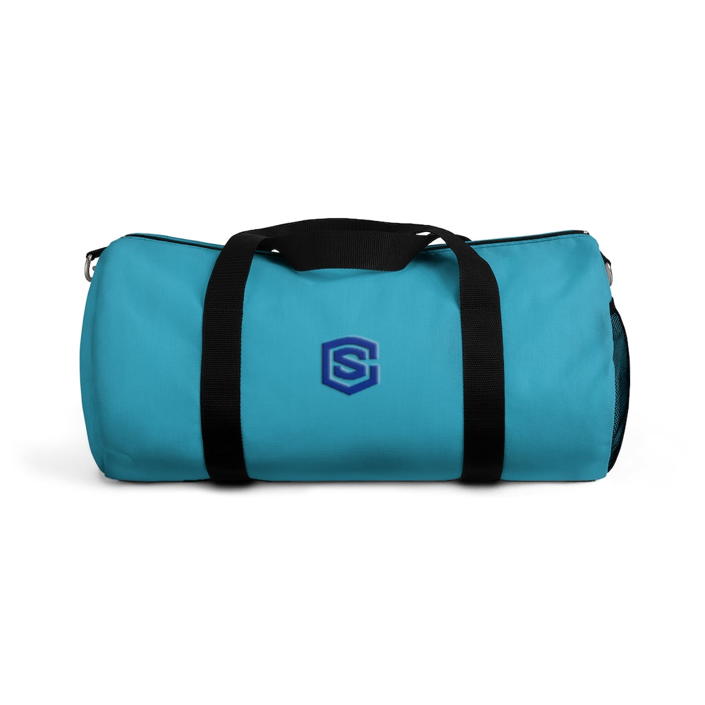 Blue Duffel Bag Blue Logo