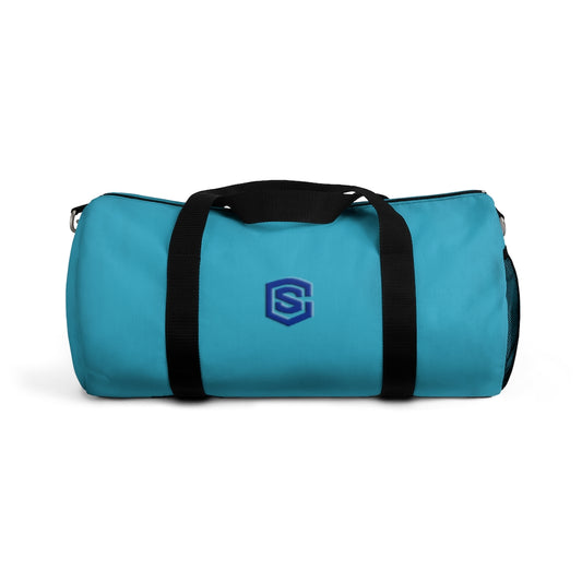 Blue Duffel Bag Blue Logo