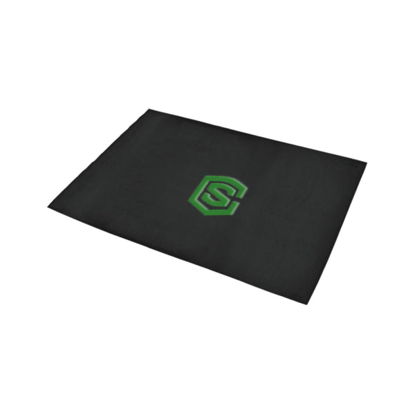 Black Doormat 24" x 16" (Sponge Material) with Green Logo Doormat 24" x 16" (Sponge Material)