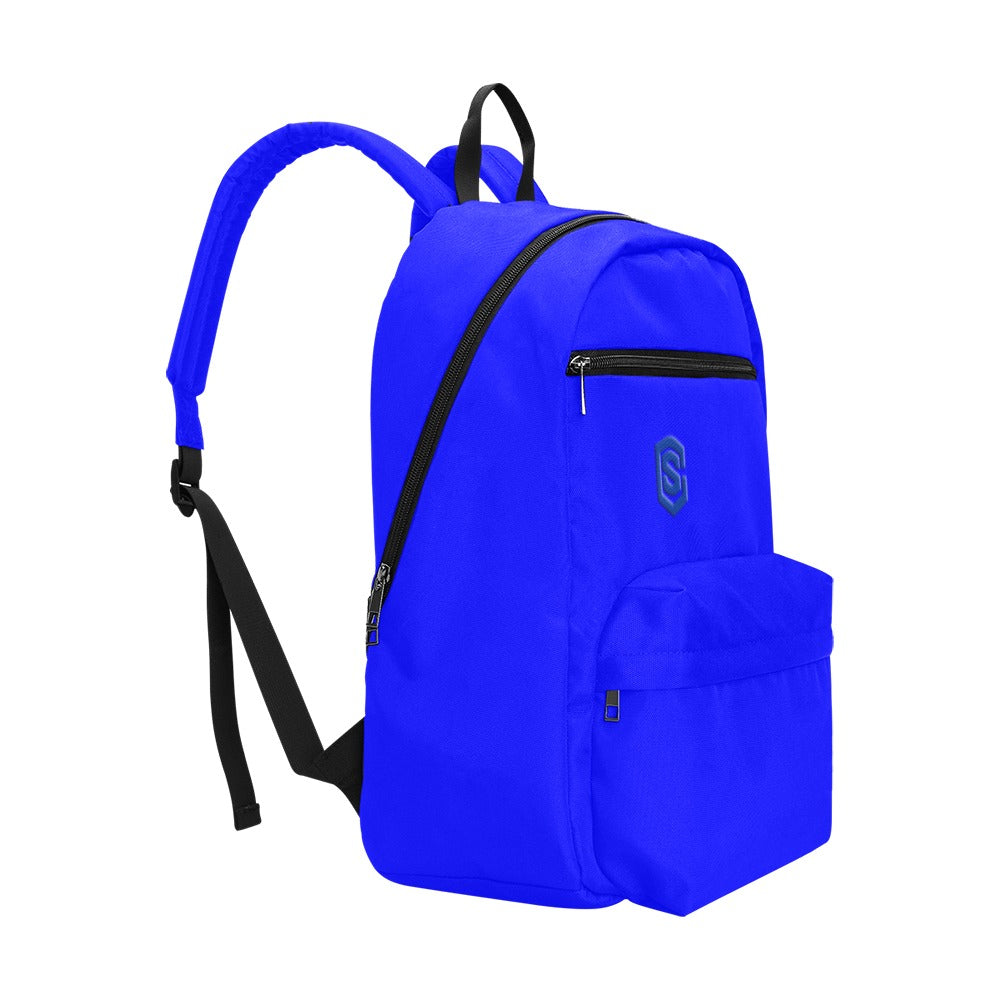 Blue Travel Backpack With Blue Logo Travel Backpack(Large Capacity)(Model 1691)