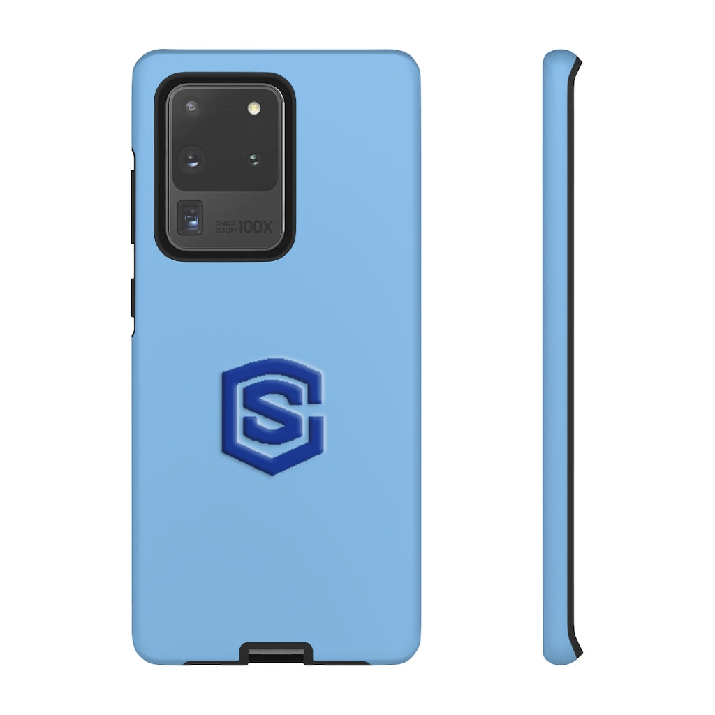 Blue Tough Cases Blue Logo