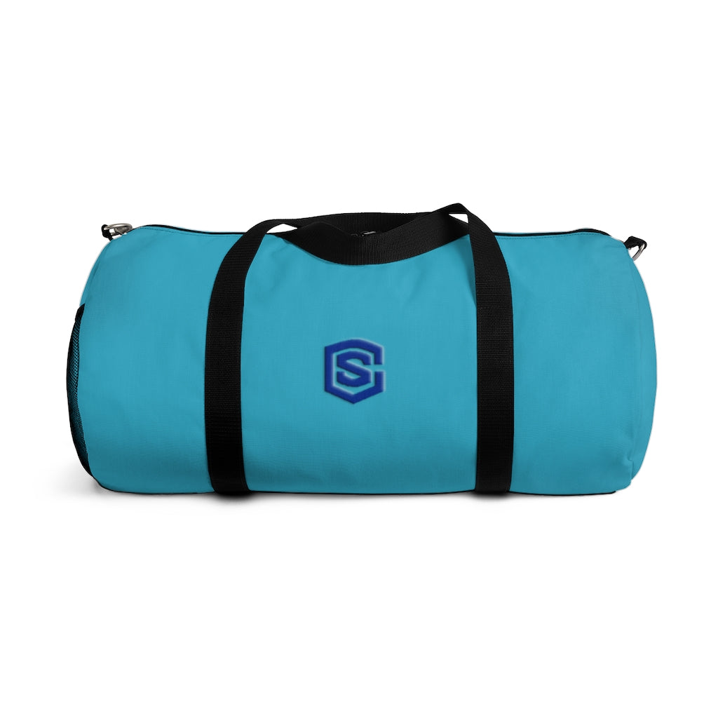 Blue Duffel Bag Blue Logo