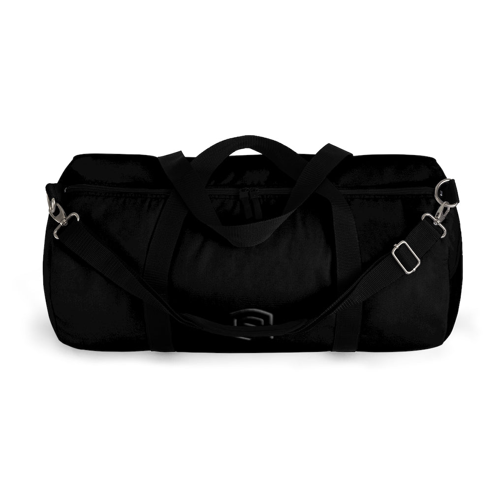 Black Duffel Bag Black Logo