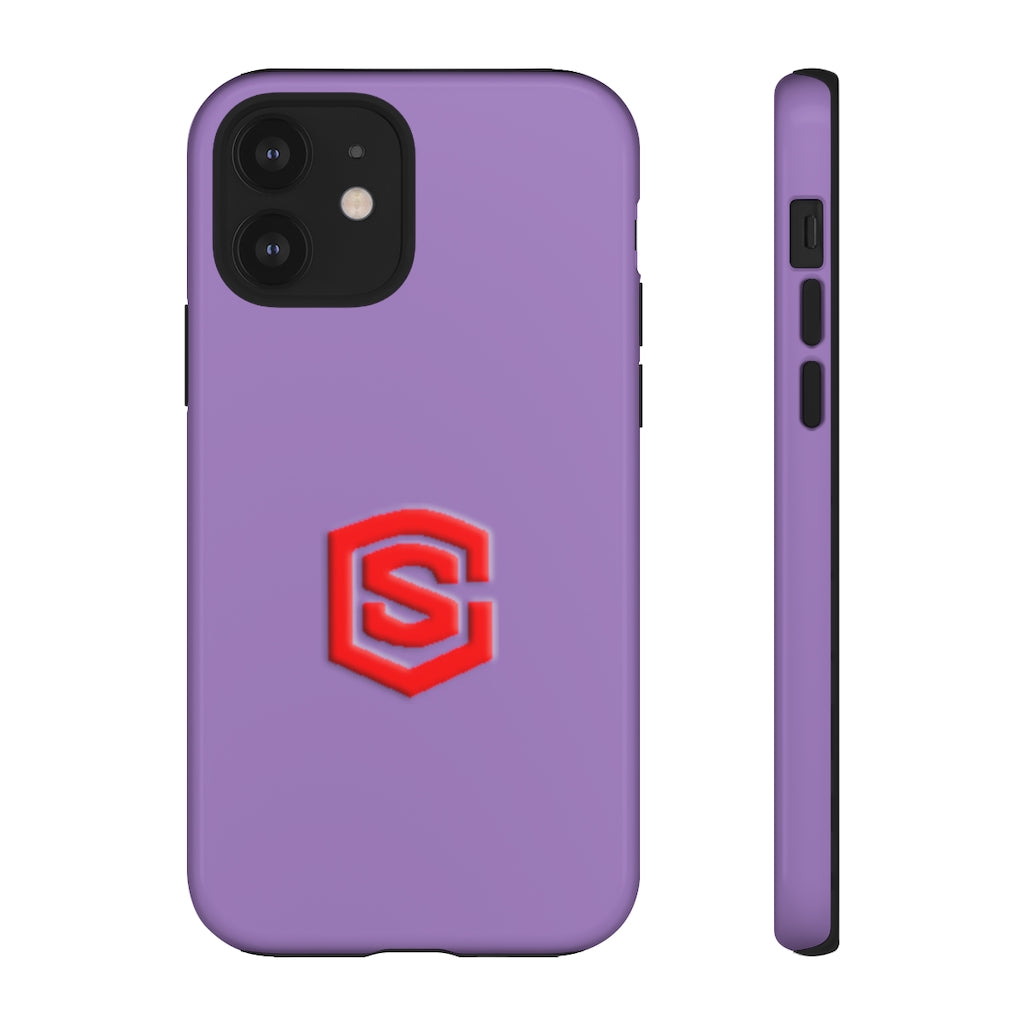Purple Tough Cases Red Logo
