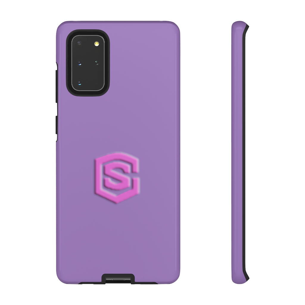 Light Purple Tough Cases Pink Logo