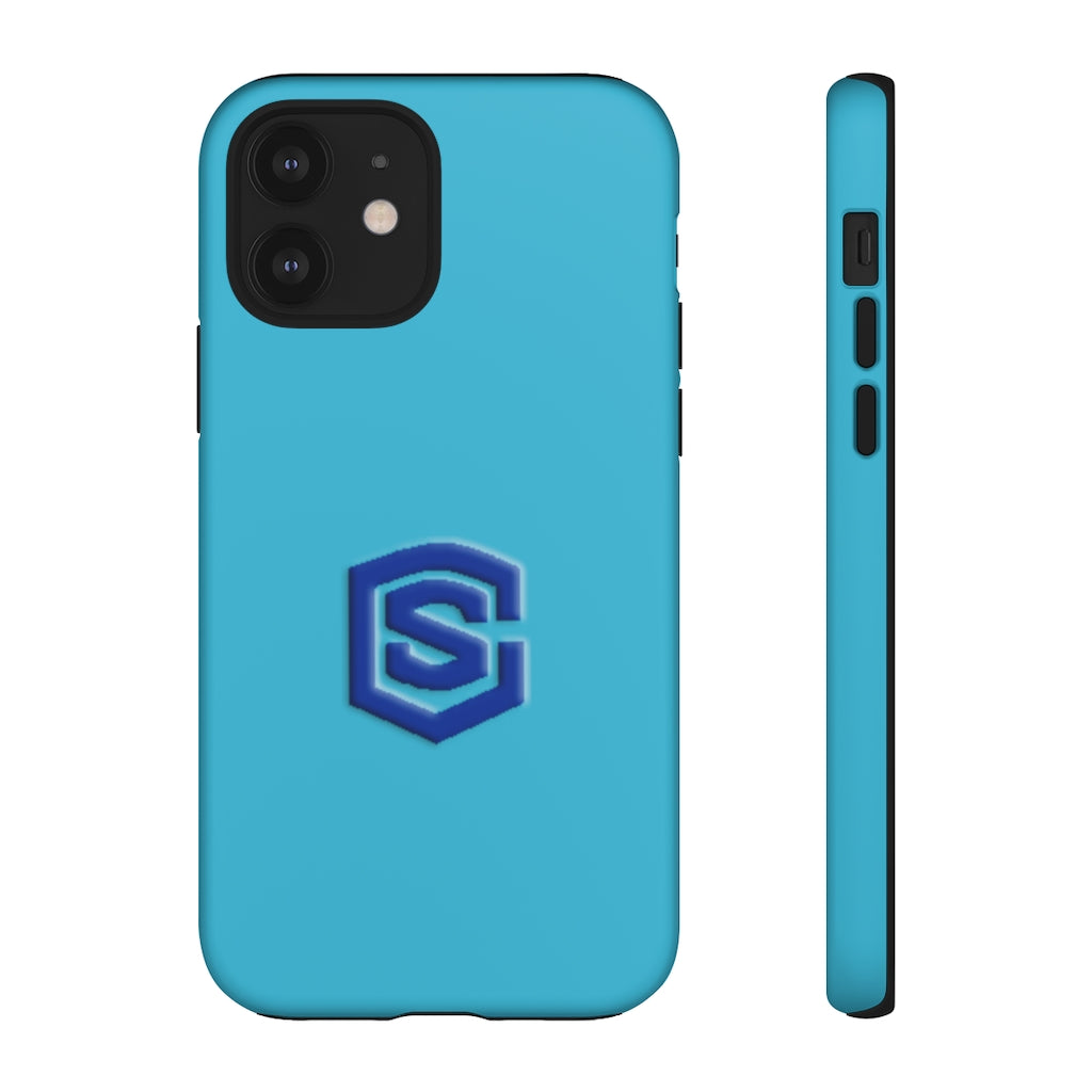 Blue Tough Cases Blue Logo