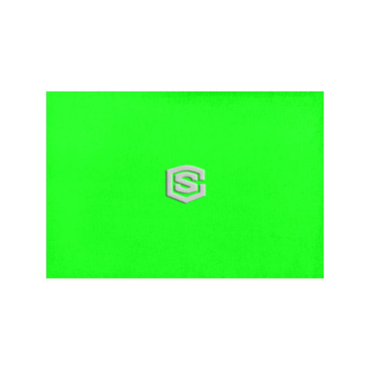 Green Placemats 12" x 18" With Silver Logo Placemats 12" x 18" (Set of 2)