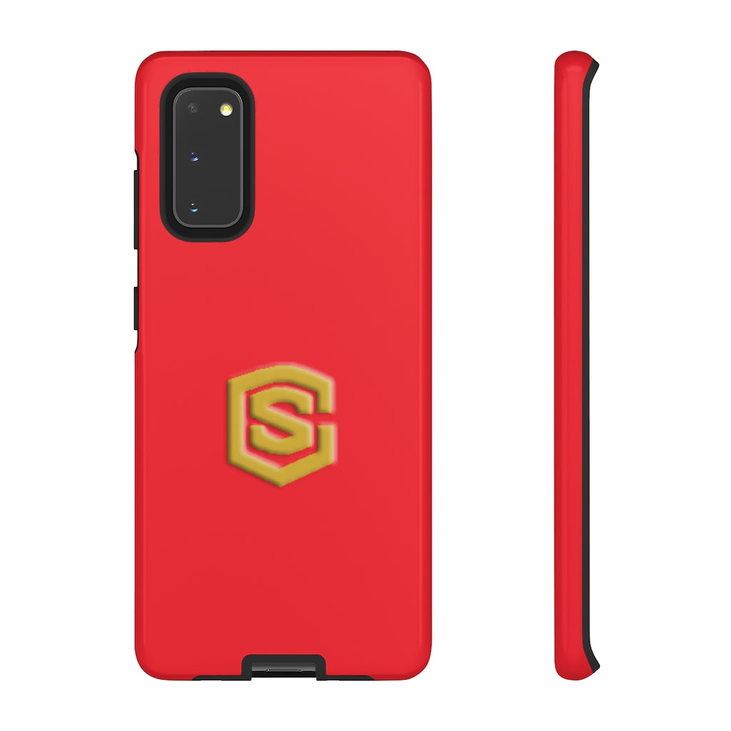 Red Tough Cases Gold Logo