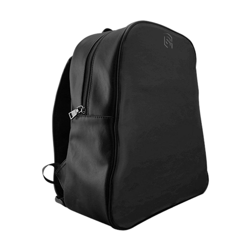 School Backpack Black Logo