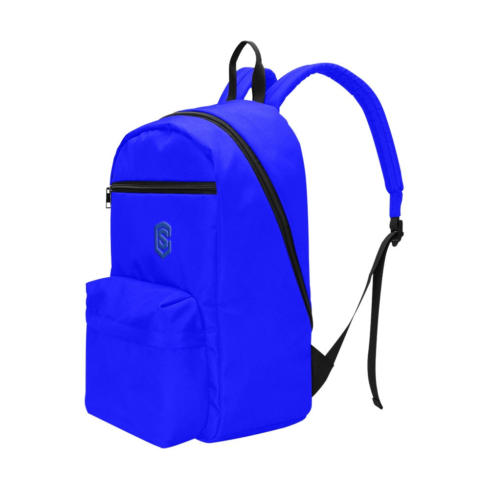 Blue Travel Backpack With Blue Logo Travel Backpack(Large Capacity)(Model 1691)