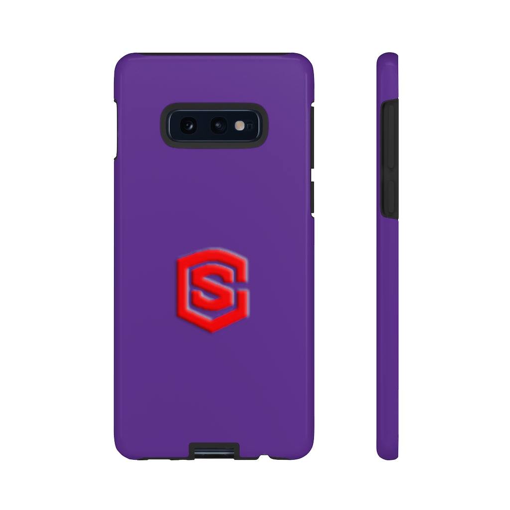 Purple Tough Cases Red Logo