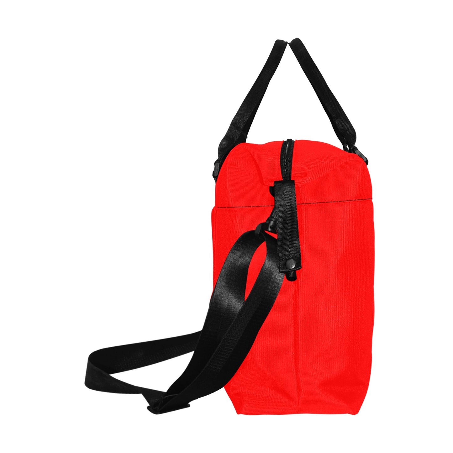 Red Large Capacity Duffle Bag With Green Logo Large Capacity Duffle Bag(Model1715)