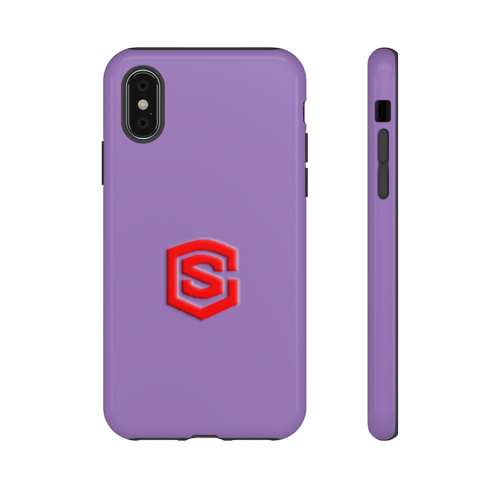 Purple Tough Cases Red Logo