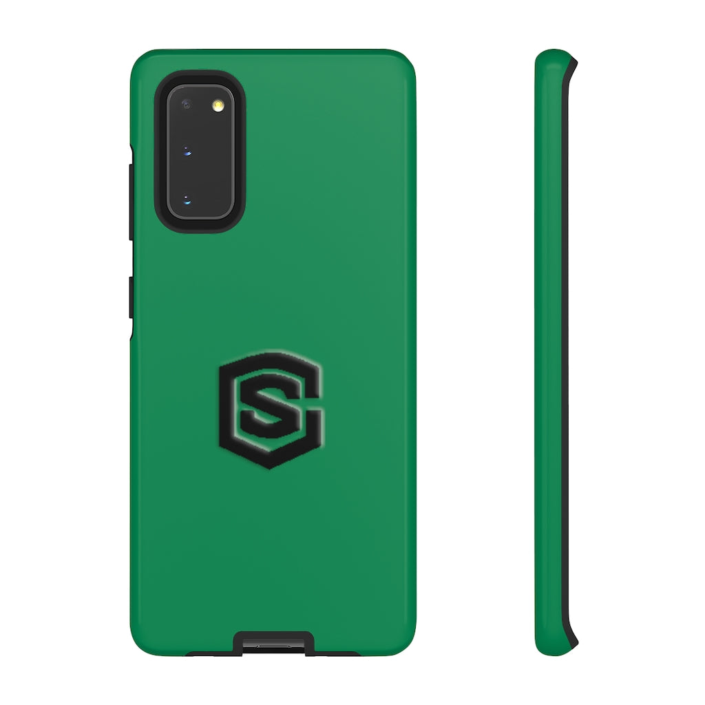 Green Tough Cases Black Logo