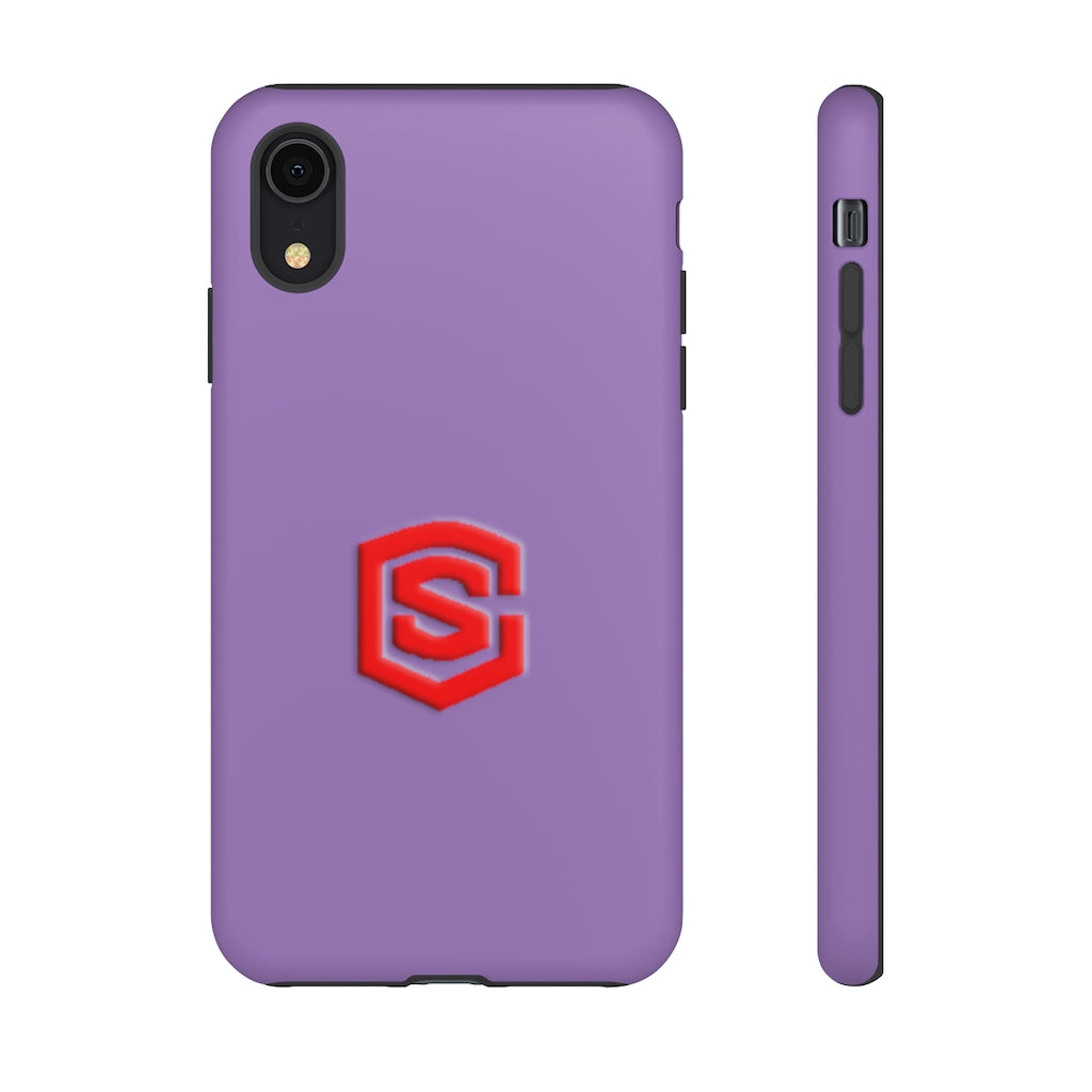 Purple Tough Cases Red Logo