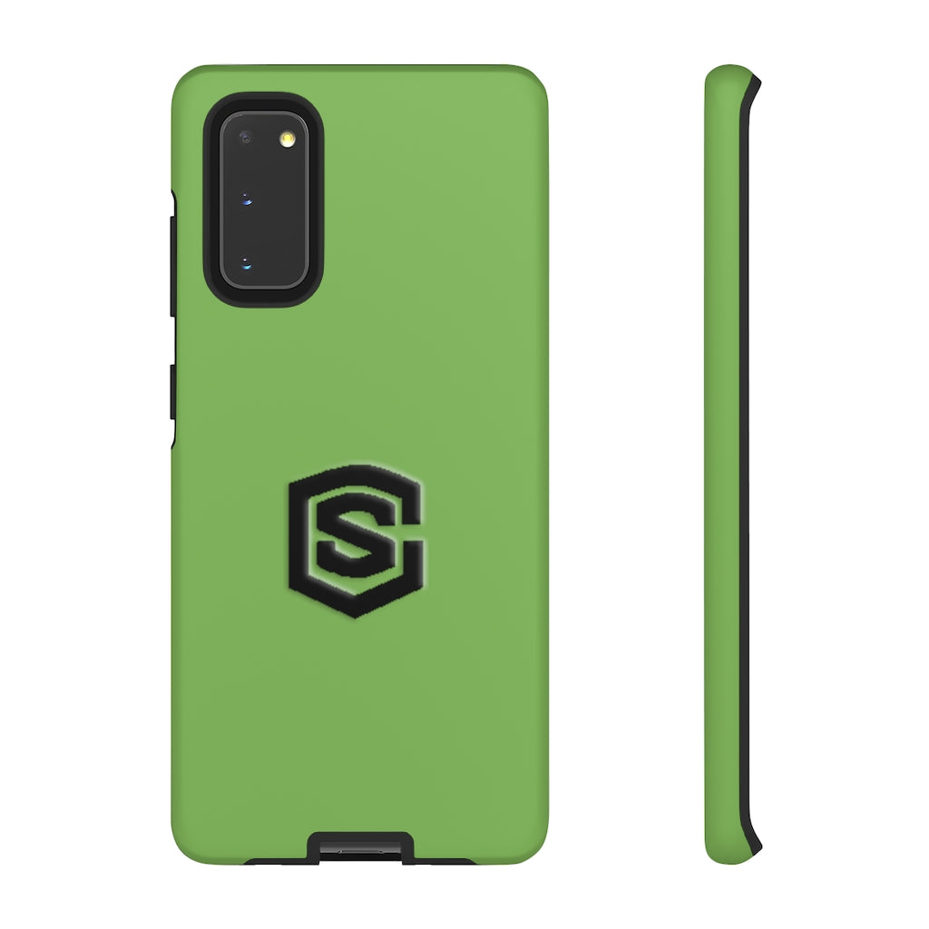 Green Tough Cases Black Logo