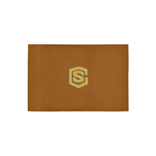 Brown Doormat 24" x 16" (Sponge Material) with Gold Logo Doormat 24" x 16" (Sponge Material)