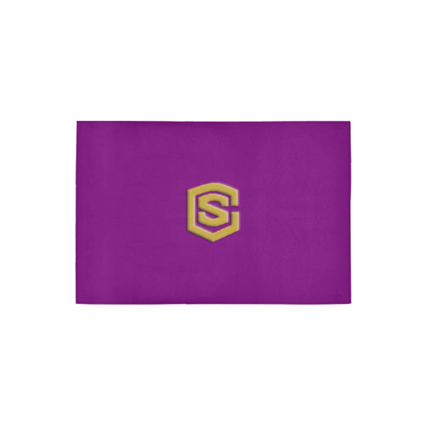 Purple Doormat 24" x 16" (Sponge Material) with Gold Logo Doormat 24" x 16" (Sponge Material)