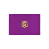 Purple Doormat 24" x 16" (Sponge Material) with Gold Logo Doormat 24" x 16" (Sponge Material)