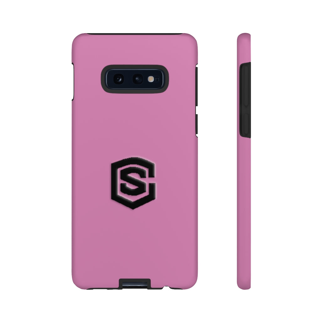 Pink Tough Cases Black Logo