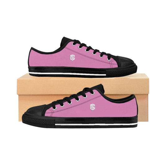 pink Men's Sneakers - white logo