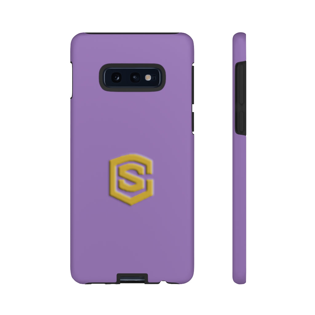 Purple Tough Cases Gold Logo