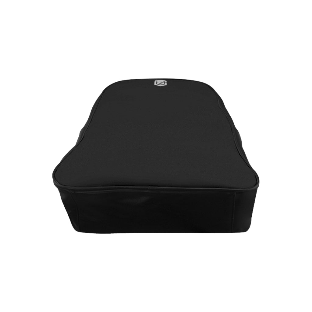 School Backpack Silver Logo