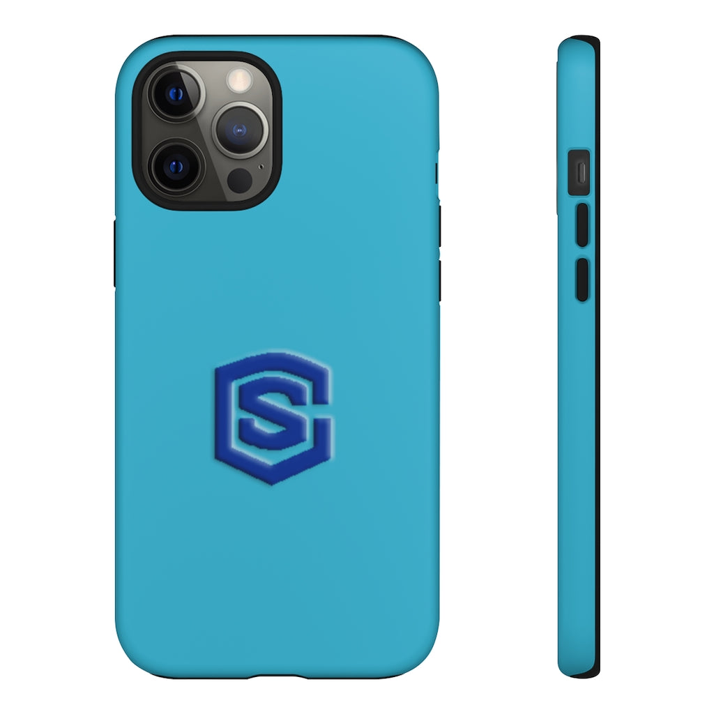 Blue Tough Cases Blue Logo