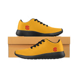 ORANGE KID SNEAKER WITH RED LOGO Kid's Sneakers (Little Kid / Big Kid) (Model020)