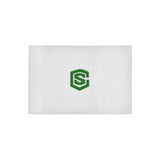 White Doormat 24" x 16" (Sponge Material) with Green Logo Doormat 24" x 16" (Sponge Material)