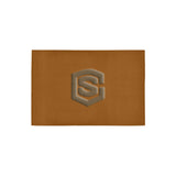 Brown Door Mat with Brown Logo Doormat 24" x 16" (Sponge Material)