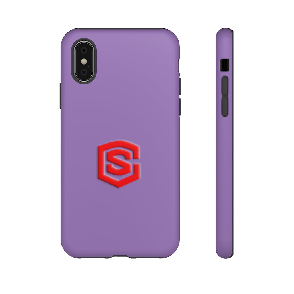 Purple Tough Cases Red Logo
