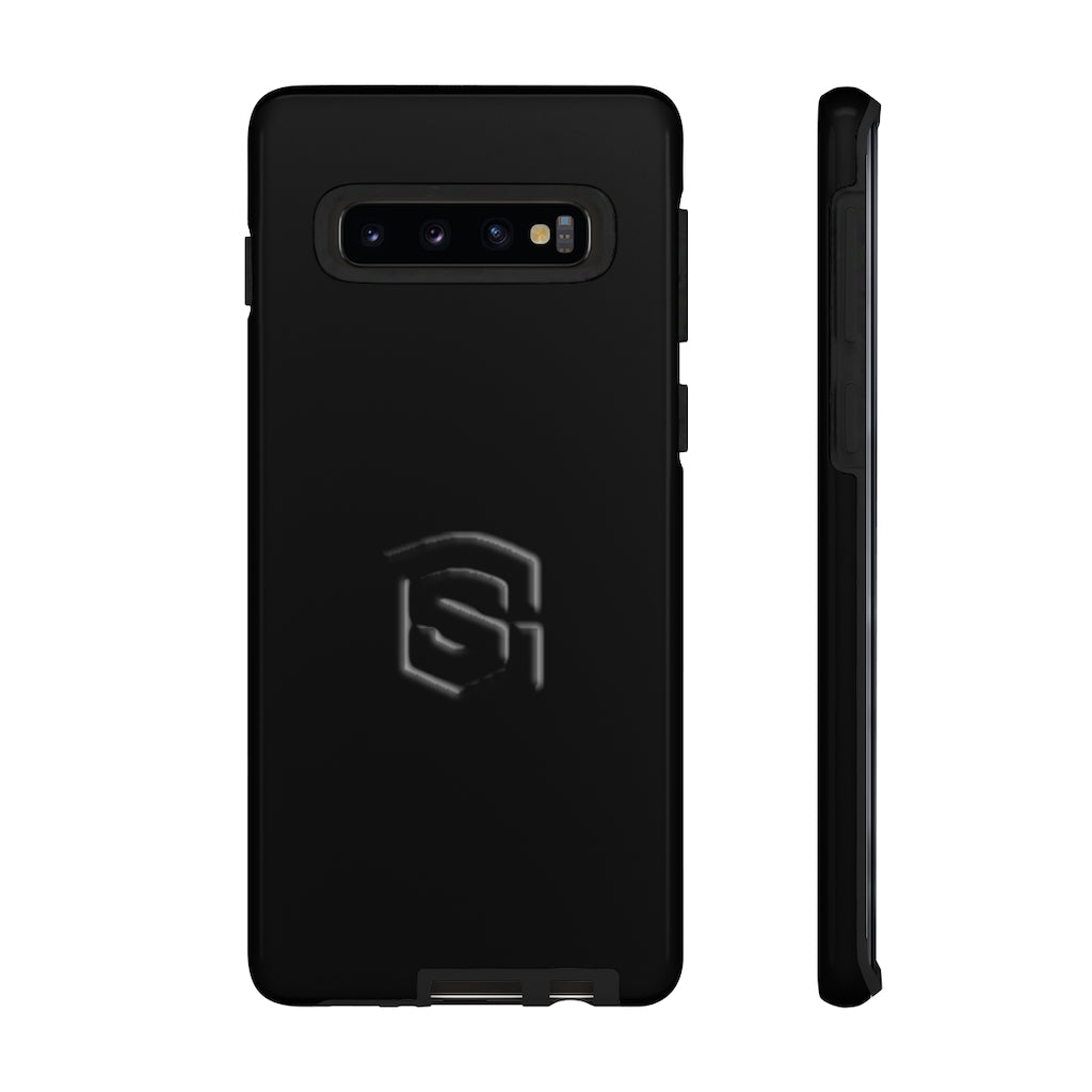 Black Tough Cases Black Logo