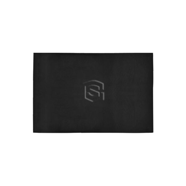 Black Doormat 24" x 16" (Sponge Material) with Black Logo Doormat 24" x 16" (Sponge Material)