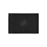 Black Doormat 24" x 16" (Sponge Material) with Black Logo Doormat 24" x 16" (Sponge Material)