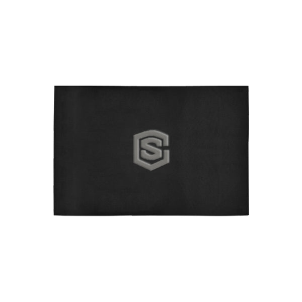 Black Doormat 24" x 16" (Sponge Material) with Gray Logo Doormat 24" x 16" (Sponge Material)