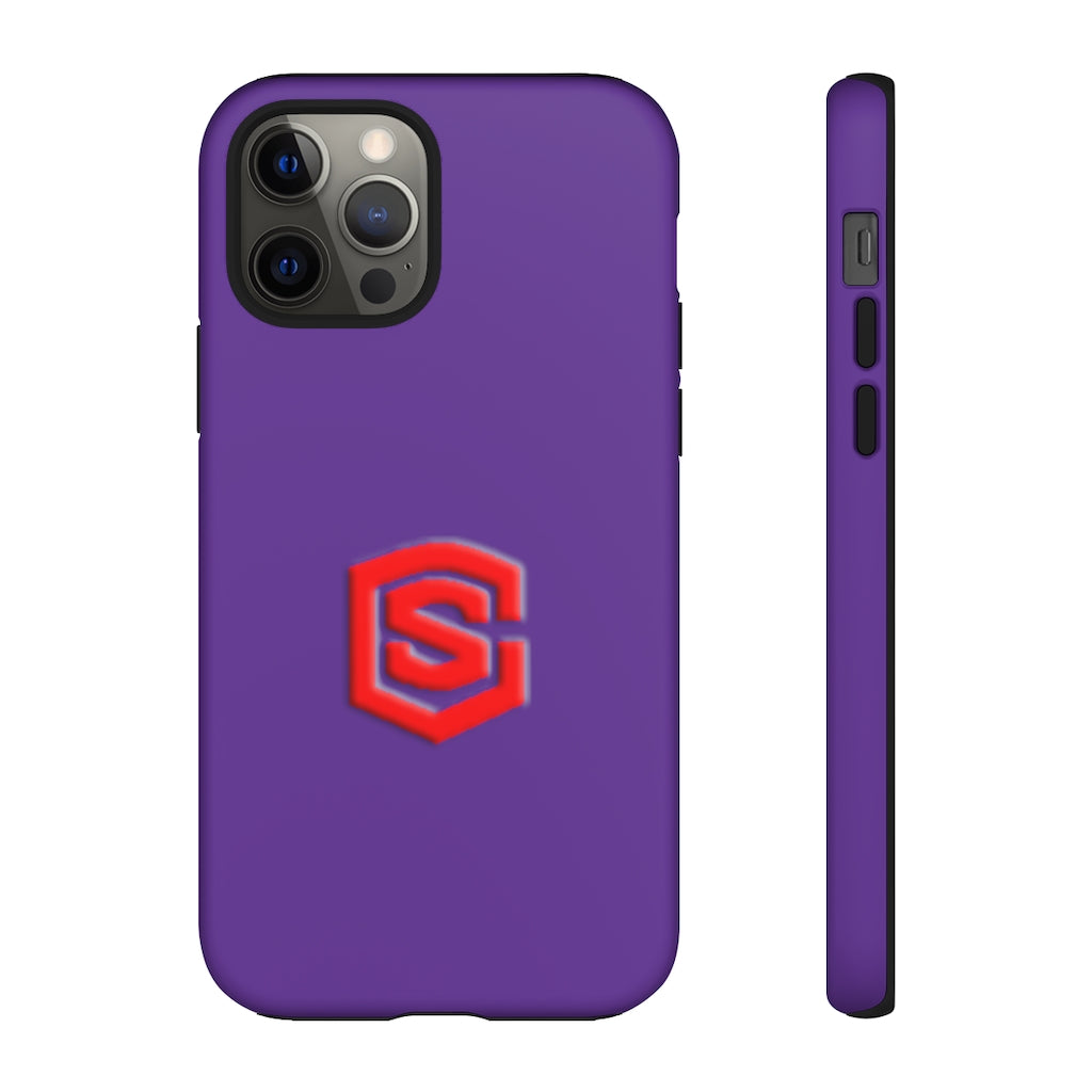 Purple Tough Cases Red Logo